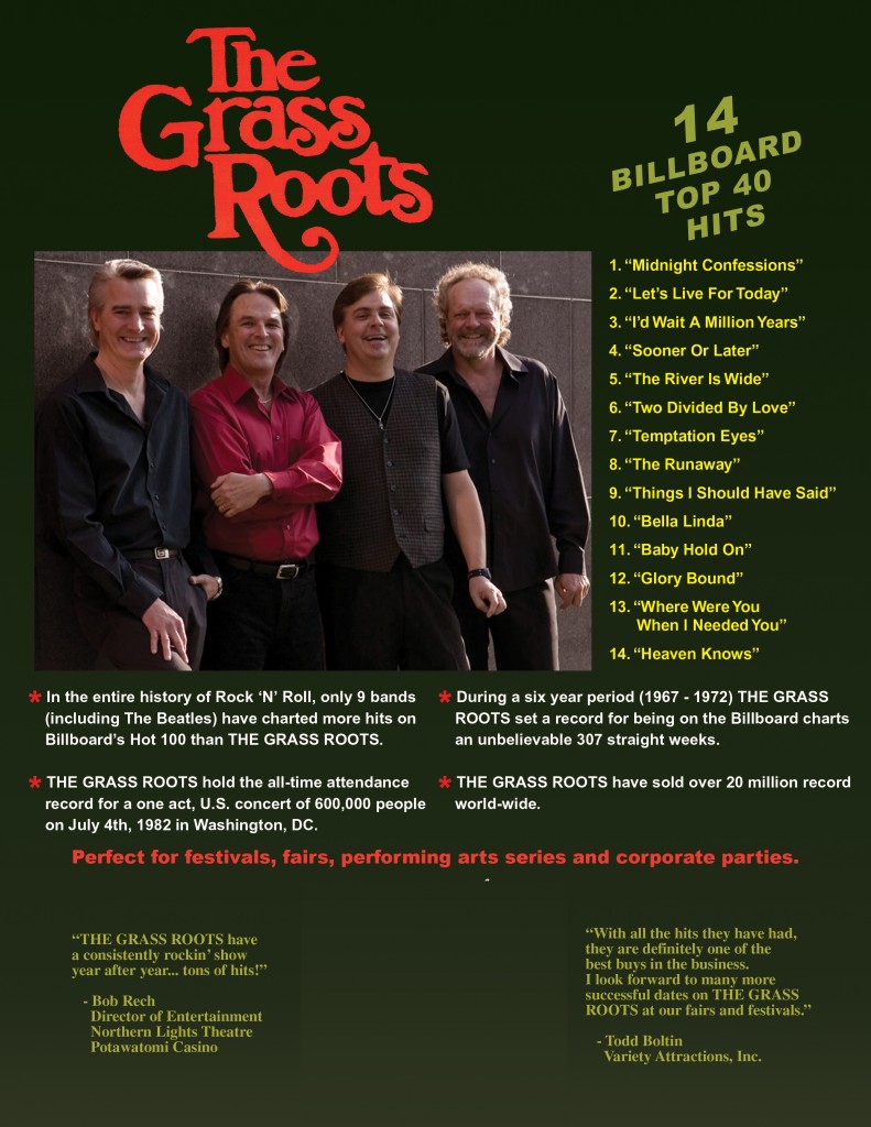 Grass roots promo Paradise Artists